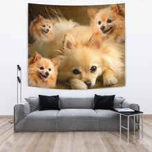 Load image into Gallery viewer, Cute Pomeranian Print Tapestry-Free Shipping