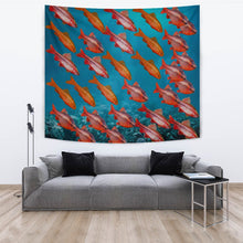 Load image into Gallery viewer, Cherry Barb Fish Print Tapestry-Free Shipping