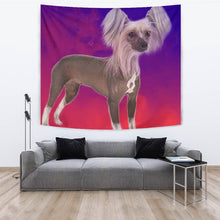Load image into Gallery viewer, Chinese Crested Dog Print Tapestry-Free Shipping