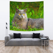 Load image into Gallery viewer, Chartreux Cat Nature Print Tapestry-Free Shipping