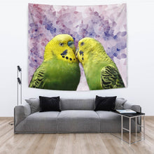 Load image into Gallery viewer, Budgerigar Parrot Print Tapestry-Free Shipping