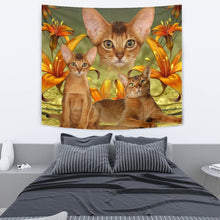 Load image into Gallery viewer, Abyssinian Cat Print Tapestry-Free Shipping