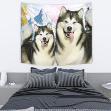 Load image into Gallery viewer, Cute Alaskan Malamute Print Tapestry-Free Shipping