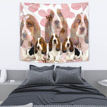 Load image into Gallery viewer, Cute Basset Hound Print Tapestry-Free Shipping