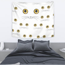 Load image into Gallery viewer, Cute Cat Face Print Tapestry-Free Shipping