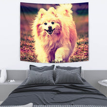 Load image into Gallery viewer, Cute Pomeranian Dog Cartoon Art Print Tapestry-Free Shipping