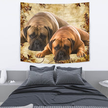 Load image into Gallery viewer, Bullmastiff Dog Print On Tapestry-Free Shipping