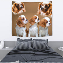 Load image into Gallery viewer, Cute Cavalier King Charles Spaniel Print Tapestry-Free Shipping