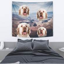 Load image into Gallery viewer, Cute Clumber Spaniel Print Tapestry-Free Shipping