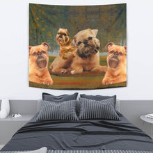 Load image into Gallery viewer, Brussels Griffon Print Tapestry-Free Shipping