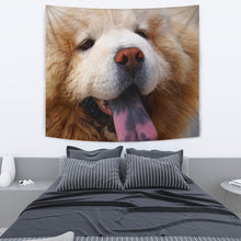 Load image into Gallery viewer, Chow Chow Dog Blue Tongue Print Tapestry-Free Shipping