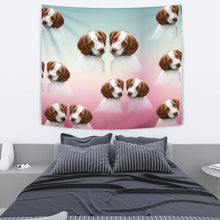 Load image into Gallery viewer, Brittany dog Print Tapestry-Free Shipping