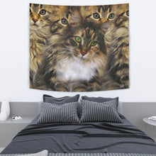 Load image into Gallery viewer, Cute Maine Coon Cat Print Tapestry-Free Shipping