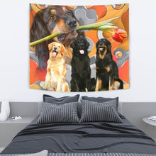 Load image into Gallery viewer, Cute Hovawart Dogs Print Tapestry-Free Shipping