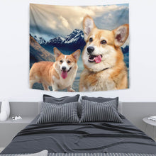 Load image into Gallery viewer, Cute Pembroke Welsh Corgi Print Tapestry-Free Shipping