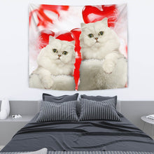 Load image into Gallery viewer, Cute Persian Cat On Red Print Tapestry-Free Shipping