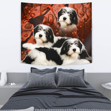 Load image into Gallery viewer, Cute Polish Lowland Sheepdog Print Tapestry-Free Shipping