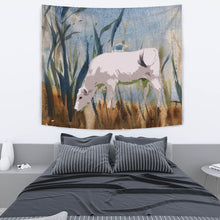 Load image into Gallery viewer, Chianina Cattle (Cow) Print Tapestry-Free Shipping