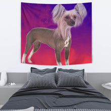 Load image into Gallery viewer, Chinese Crested Dog Print Tapestry-Free Shipping