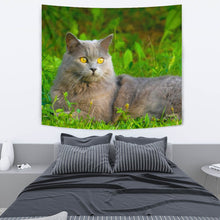 Load image into Gallery viewer, Chartreux Cat Nature Print Tapestry-Free Shipping