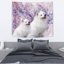 Load image into Gallery viewer, Cute American Eskimo Dog Print Tapestry-Free Shipping