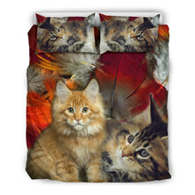 Load image into Gallery viewer, Cute Maine Coon Print Bedding Set- Free Shipping