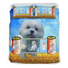 Load image into Gallery viewer, Cute Maltese dog film reel Print Bedding Set-Free Shipping