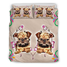 Load image into Gallery viewer, Cute Brussels Griffon Print Bedding Set-Free Shipping