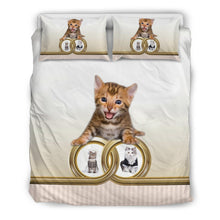 Load image into Gallery viewer, Cute Bengal Cat Print Bedding Set-Free Shipping