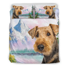Load image into Gallery viewer, Cute Airedale Terrier Print Bedding Set- Free Shipping