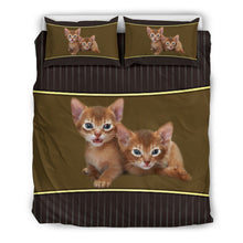 Load image into Gallery viewer, Cute Abyssinian Cat Print Bedding Set-Free Shipping