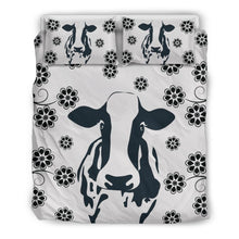 Load image into Gallery viewer, Cow With Flowers Print Bedding Sets-Free Shipping