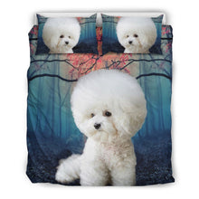 Load image into Gallery viewer, Cute Bichon Frise Print Bedding Set- Free Shipping
