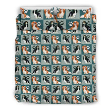 Load image into Gallery viewer, Cavalier King Charles Spaniel Pattern Print Bedding Set-Free Shipping