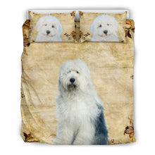 Load image into Gallery viewer, Cute Old English Sheepdog Print Bedding Set- Free Shipping