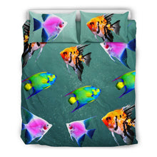 Load image into Gallery viewer, Colorful AngelFish Print Bedding Set-Free Shipping