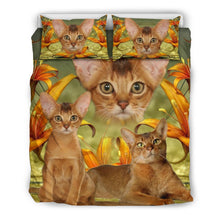 Load image into Gallery viewer, Cute Abyssinian Cat Print Bedding Set- Free Shipping