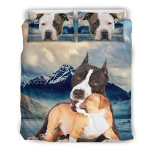 Load image into Gallery viewer, Cute Pit Bull Terrier Dog Print Bedding Set- Free Shipping