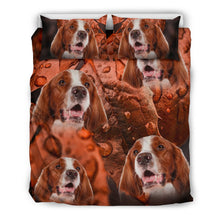 Load image into Gallery viewer, Cute Irish Red and White Setter Print Bedding Set- Free Shipping