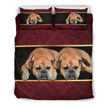 Load image into Gallery viewer, Bullmastiff Print On Red Bedding Sets-Free Shipping