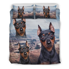 Load image into Gallery viewer, Cute Miniature Pinscher Print Bedding Set- Free Shipping