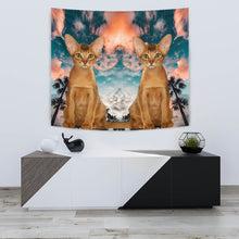 Load image into Gallery viewer, Cute Abyssinian Cat Print Tapestry-Free Shipping