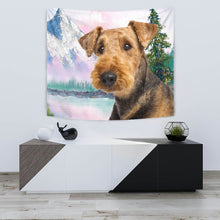 Load image into Gallery viewer, Cute Airedale Terrier Print Tapestry-Free Shipping