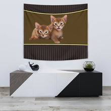 Load image into Gallery viewer, Abyssinian cat Print Tapestry-Free Shipping