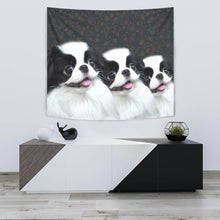 Load image into Gallery viewer, Cute Japanese Chin Dog Print Tapestry-Free Shipping
