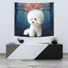 Load image into Gallery viewer, Cute Bichon Frise Print Tapestry-Free Shipping
