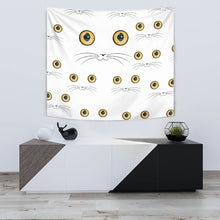 Load image into Gallery viewer, Cute Cat Face Print Tapestry-Free Shipping