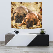Load image into Gallery viewer, Bullmastiff Dog Print On Tapestry-Free Shipping