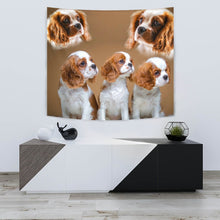 Load image into Gallery viewer, Cute Cavalier King Charles Spaniel Print Tapestry-Free Shipping