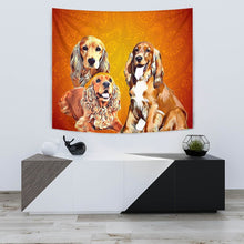 Load image into Gallery viewer, Cocker Spaniel Print Tapestry-Free Shipping